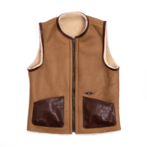 "Commando" C-3 Sabbia Shearling Vest
