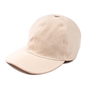 "Giramondo" Ecru Denim Ball Cap