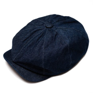 "Outlaw" Selvedge Denim 8 Panel Riders Cap