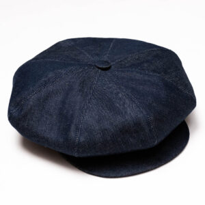“Outlaw” Women’s Selvedge Denim 8 Panel Riders Cap
