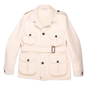 "Safari" Ecru Denim Jacket