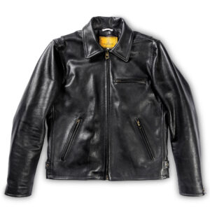 “Varenne” Black Leather Jacket