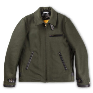 “Varenne” Forest Green Wool Jacket