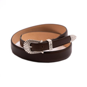 "Wild Star" Leather Western Belt