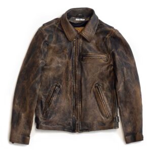 "Varenne" Deserto Leather Jacket