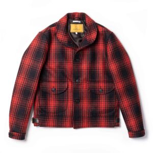 "Cossack" Red Tartan Wool Jacket