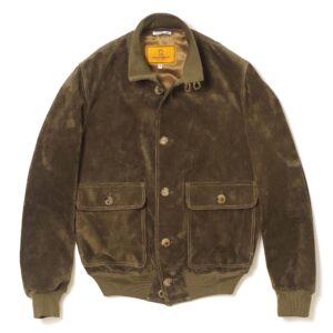 "Ascari" A-1 Salvia Suede Jacket