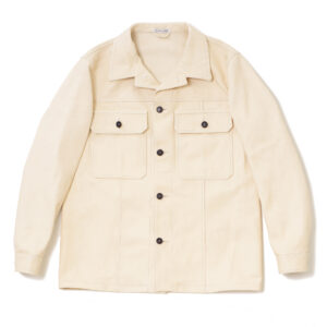 "CPO" Natural Leather Overshirt