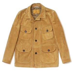 "Safari" Sabbia Suede Jacket