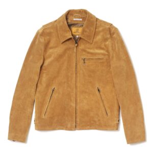 "Varenne" Sabbia Suede Jacket