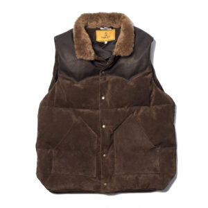 "Bivacco" Testa di Moro suede Western Down Vest