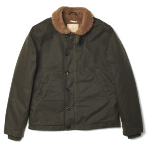 "Deck" N-1 Army Green Waxed Canvas Jacket (Ltd. Ed. 50 pcs)