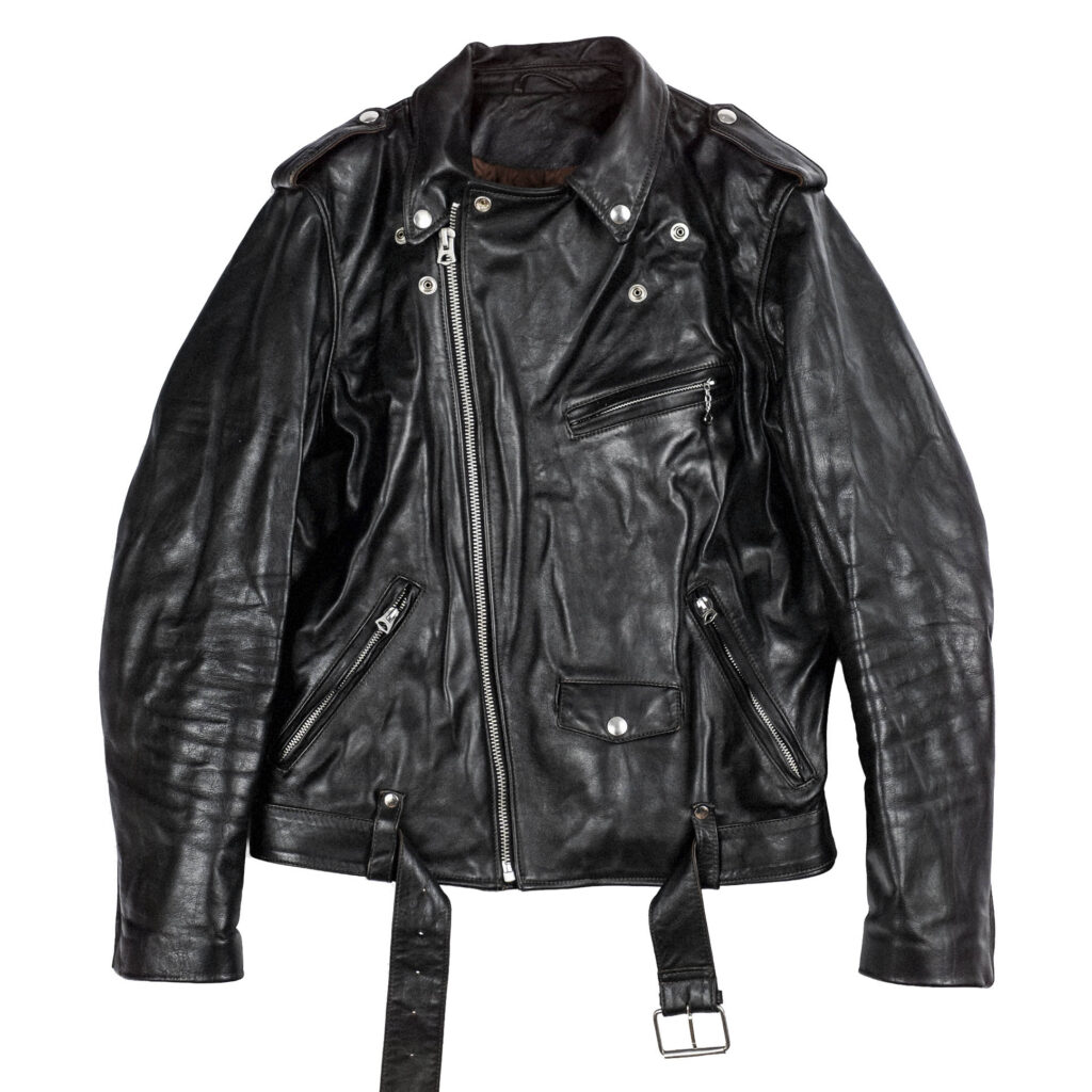 "One For The Road" Black Tea-Core Leather Jacket (by Eat Dust) "One For The Road" Black Tea-Core Leather Jacket (by Eat Dust)